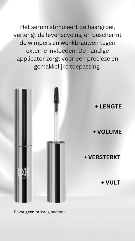 Lash and brow serum met applicator
